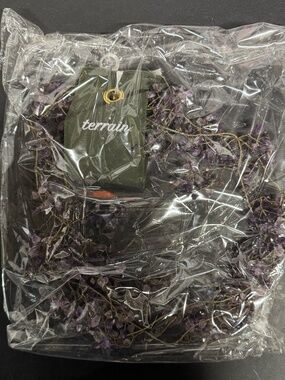 Anthropologie Terrain Stone Amethyst Garland 69 to 72 Inches (Z26e)